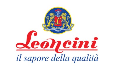 Logo marque épicerie italienne Leoncini