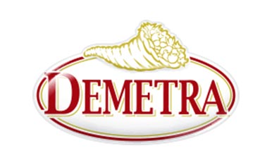 Logo marque épicerie italienne Demetra