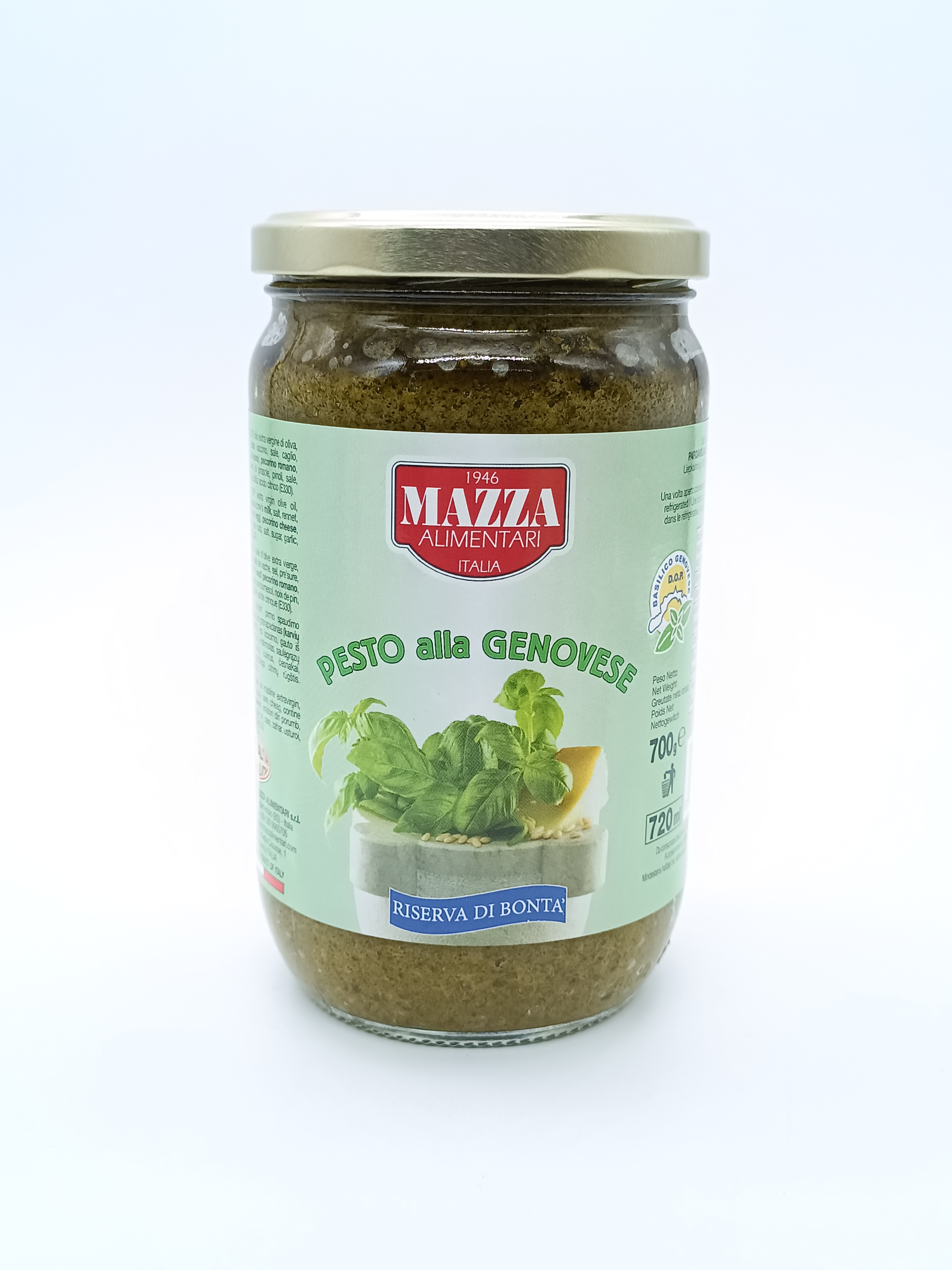 Crèmes et pesto  Pesto Genovese Mazza