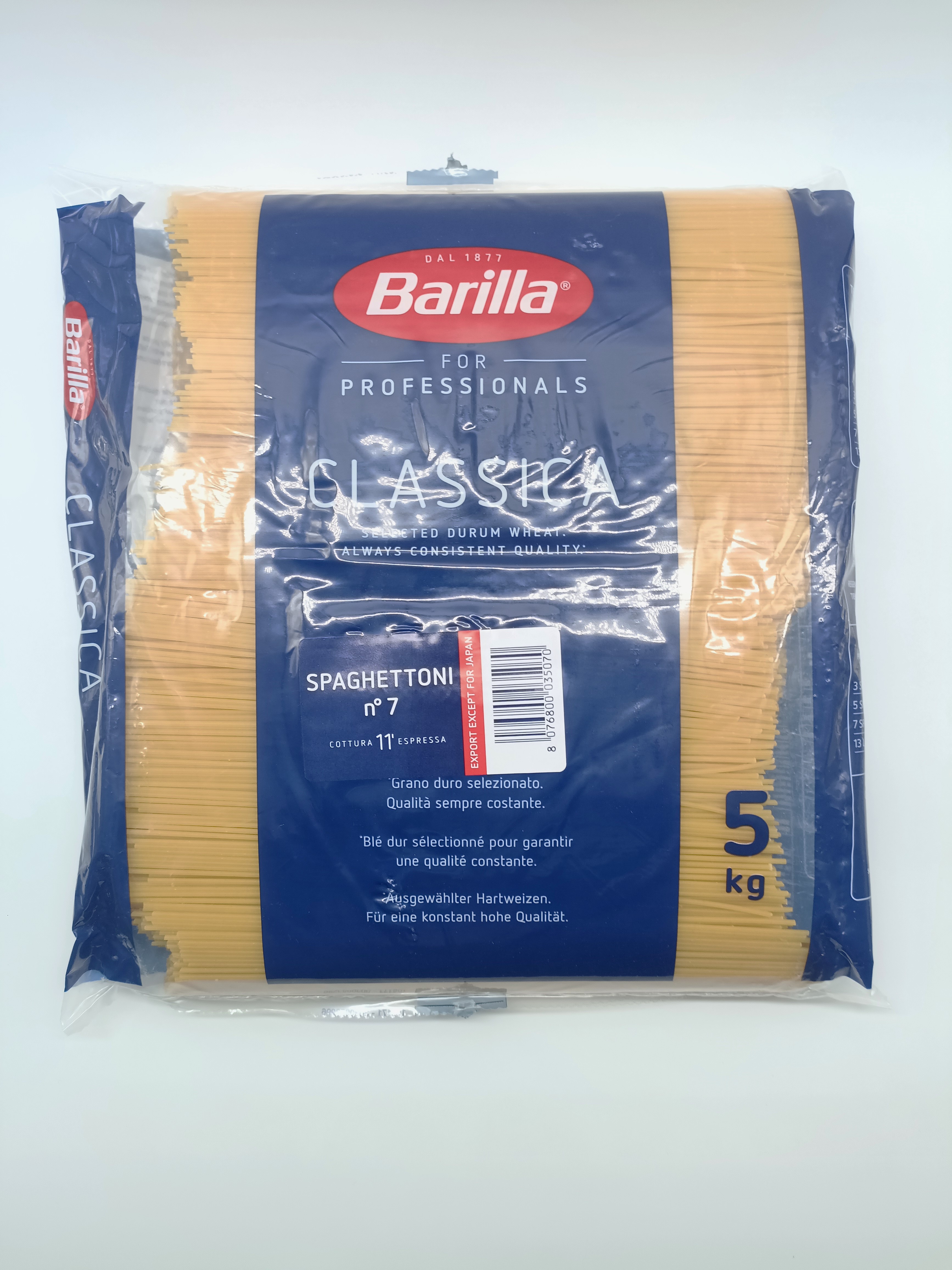 Pâtes et riz Spaghetti n°7 spéciale restauration Barilla