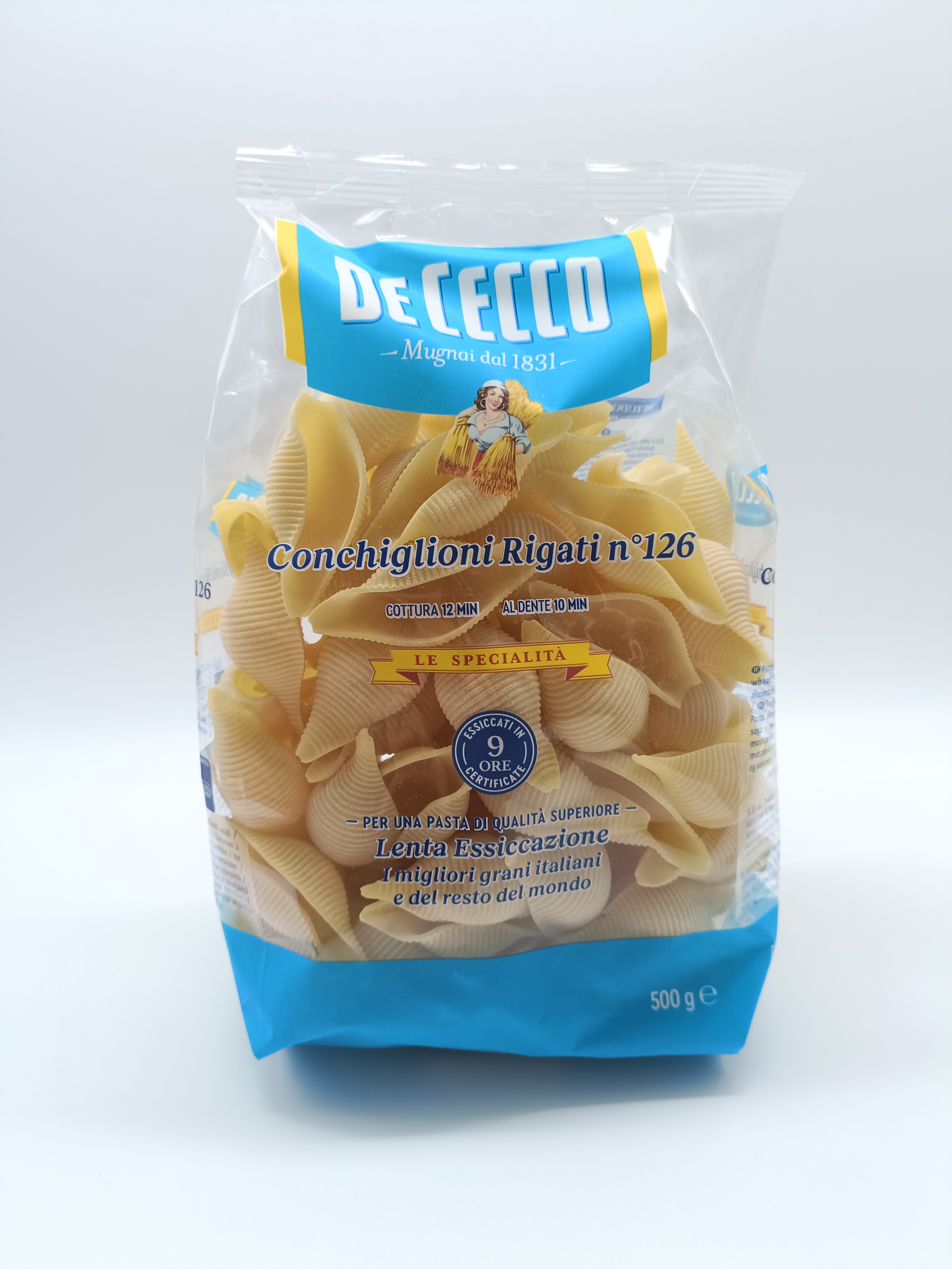 Acheter en ligne Pâtes et riz Conchiglioni rigati De Cecco Pâtes et riz Conchiglioni rigati De Cecco