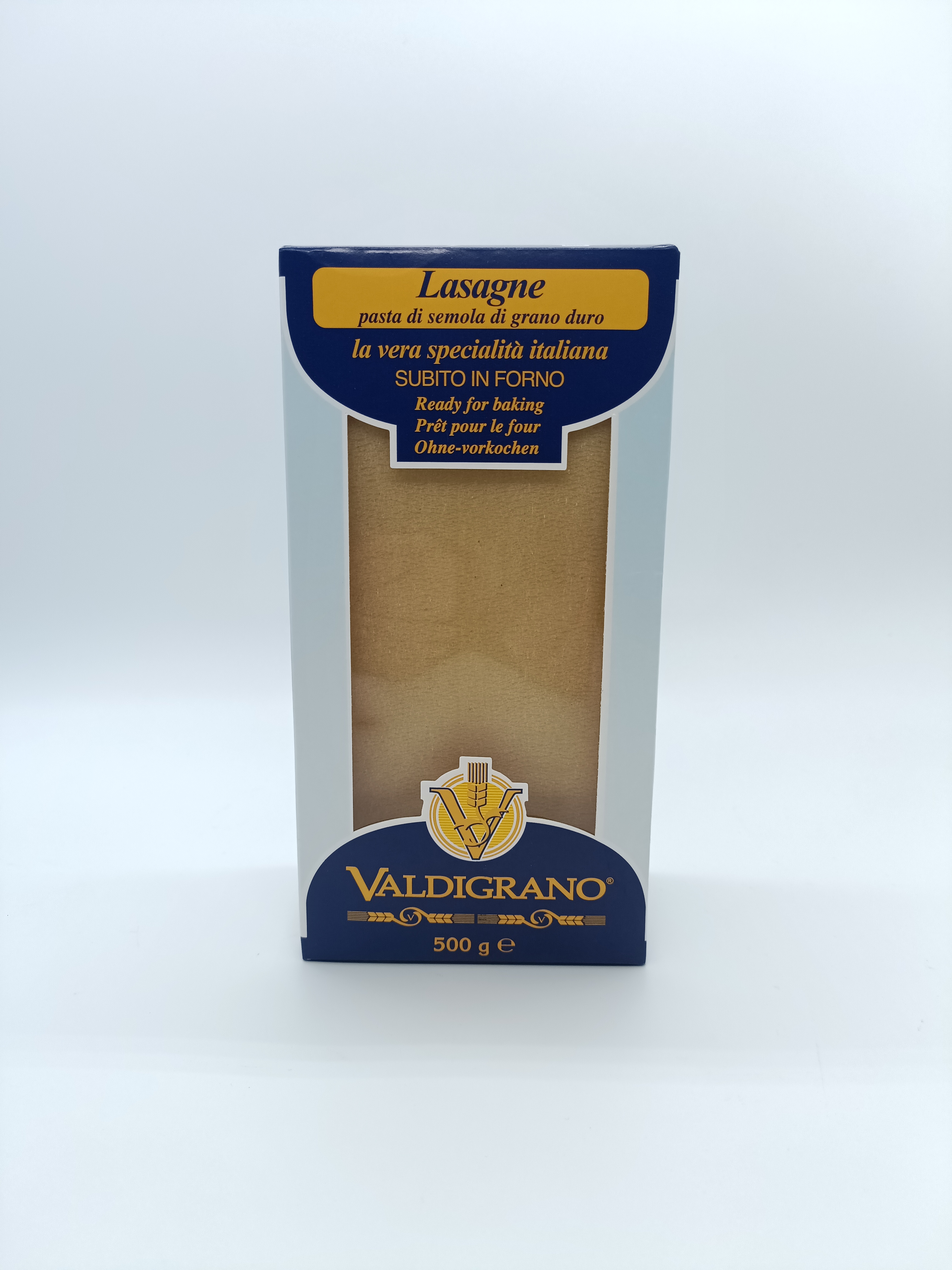 Pâtes et riz Lasagne de semoule blé dur Valdigrano