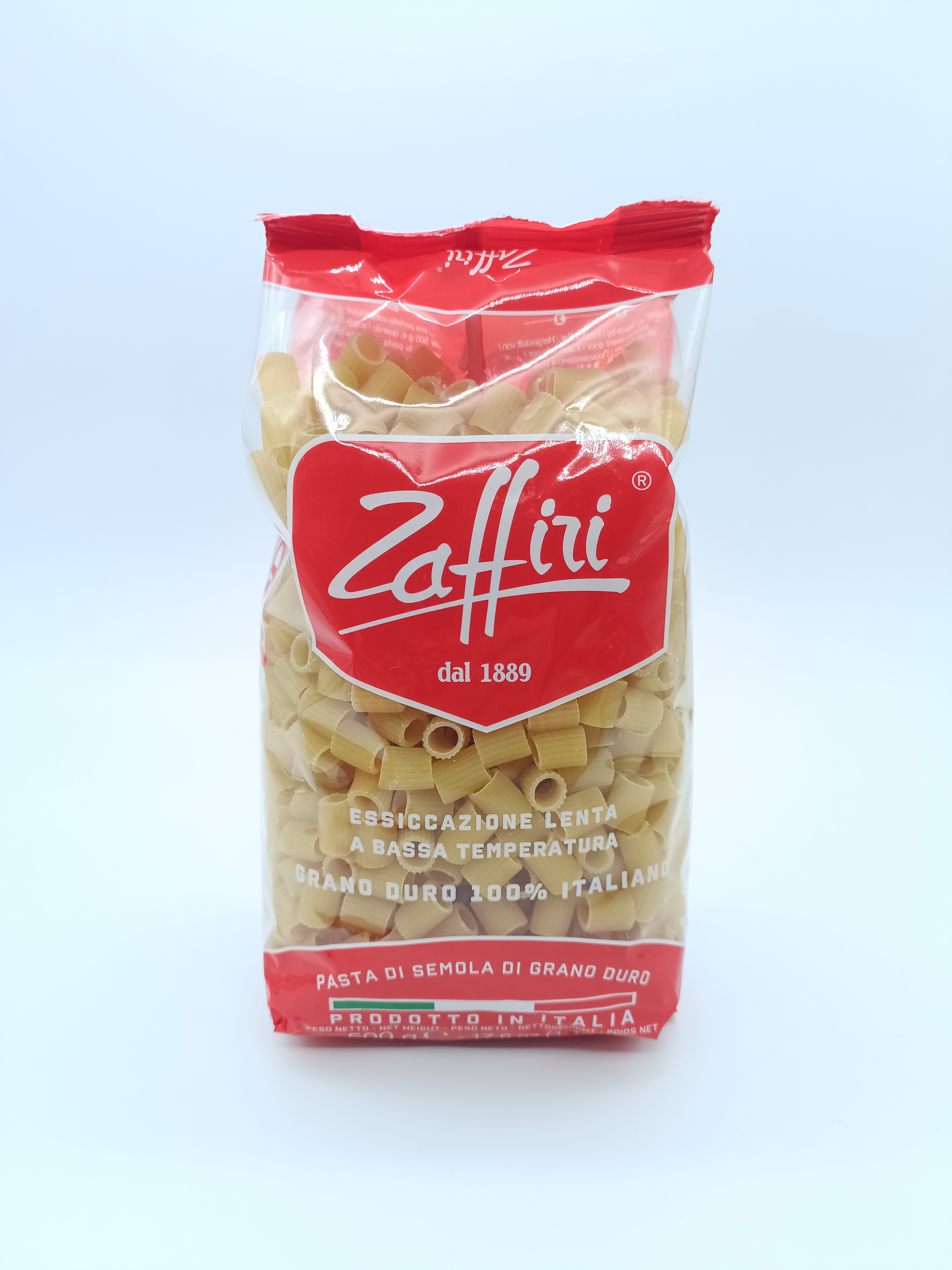 Pâtes et riz Mezzi canneroni rigati n°58 Zaffiri