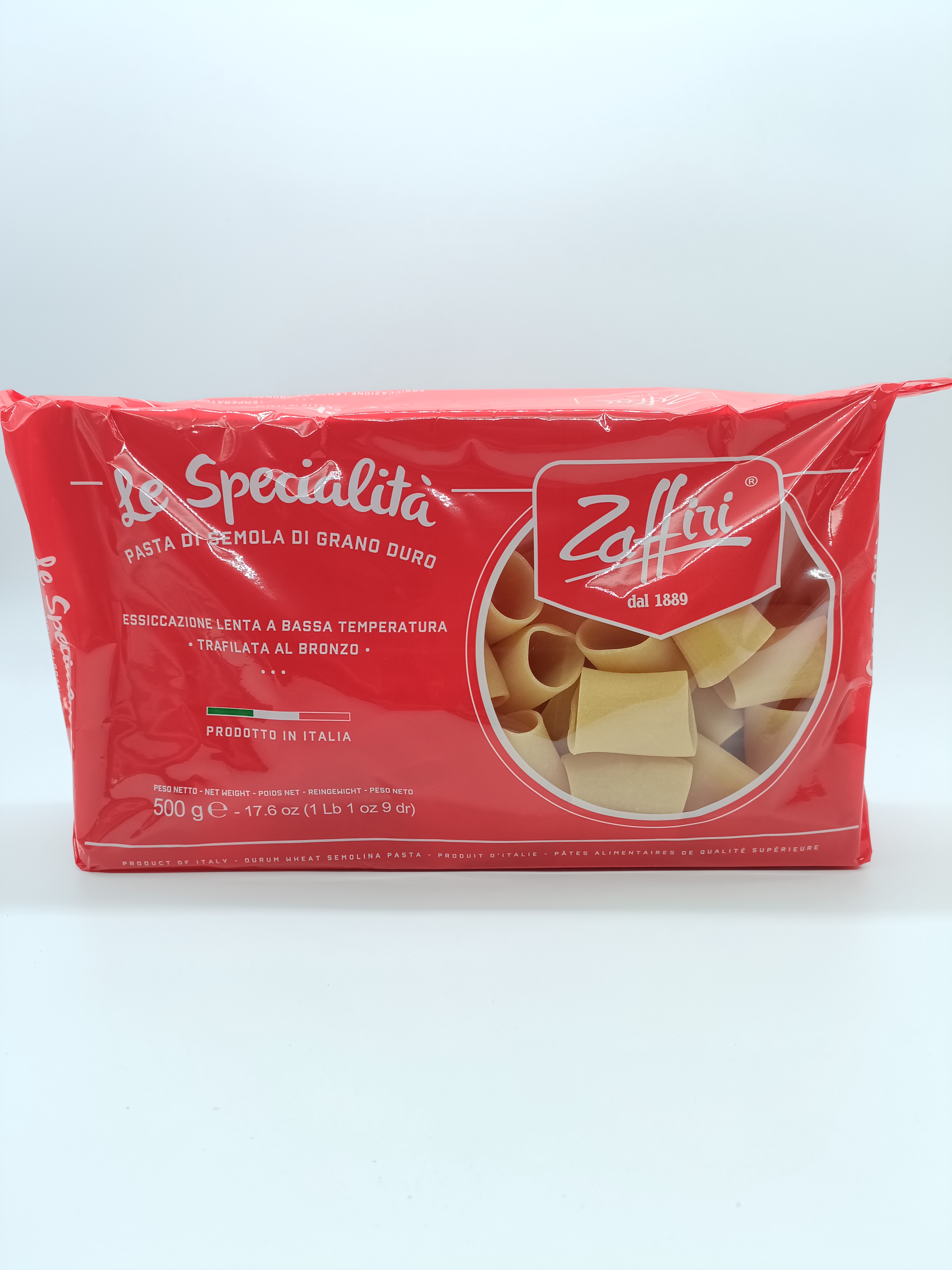 Acheter en ligne Pâtes et riz Paccheri Zaffiri Pâtes et riz Paccheri Zaffiri