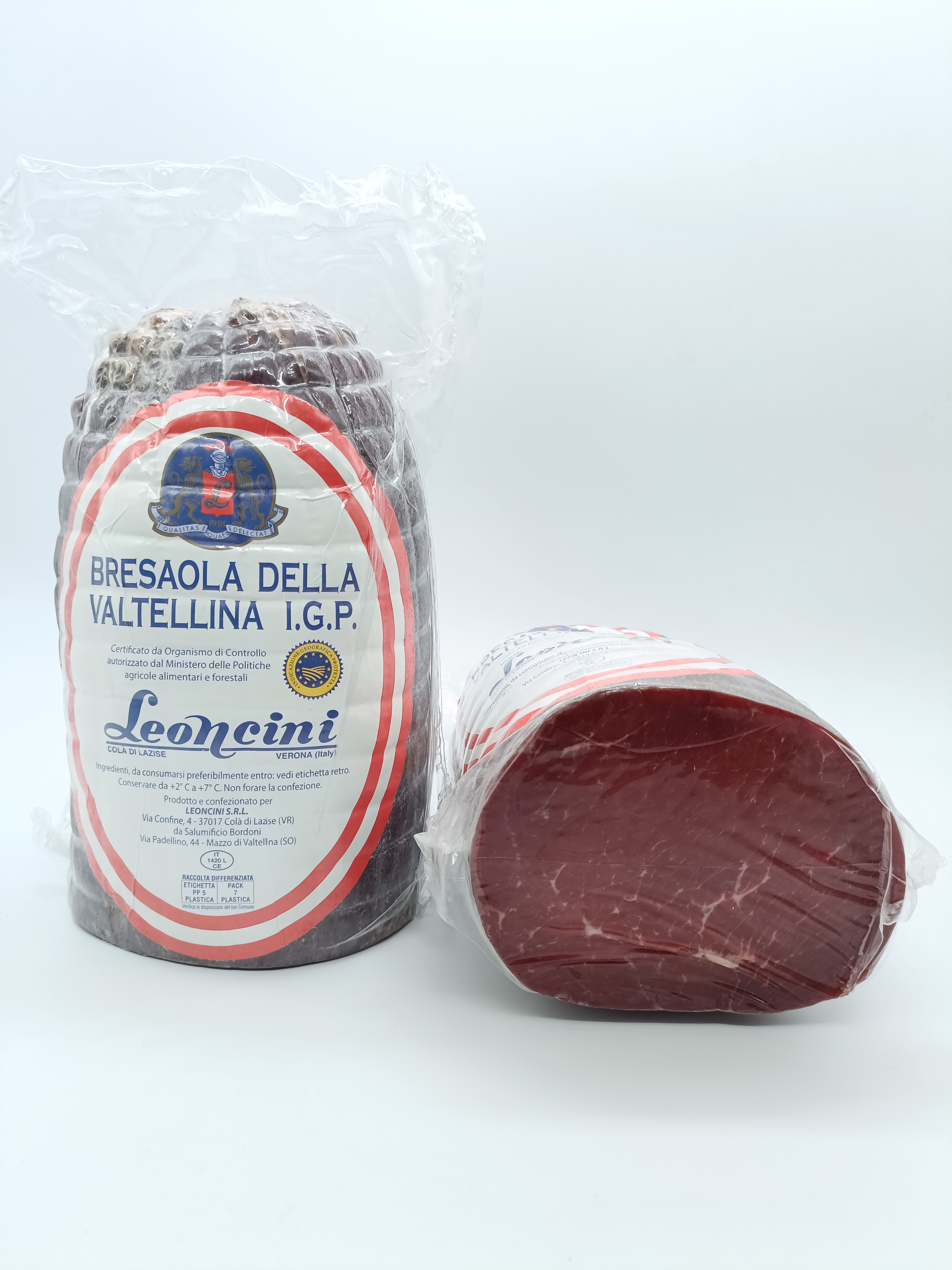 Charcuteries fines Italiennes Bresaola Punta D'Anca Leoncini