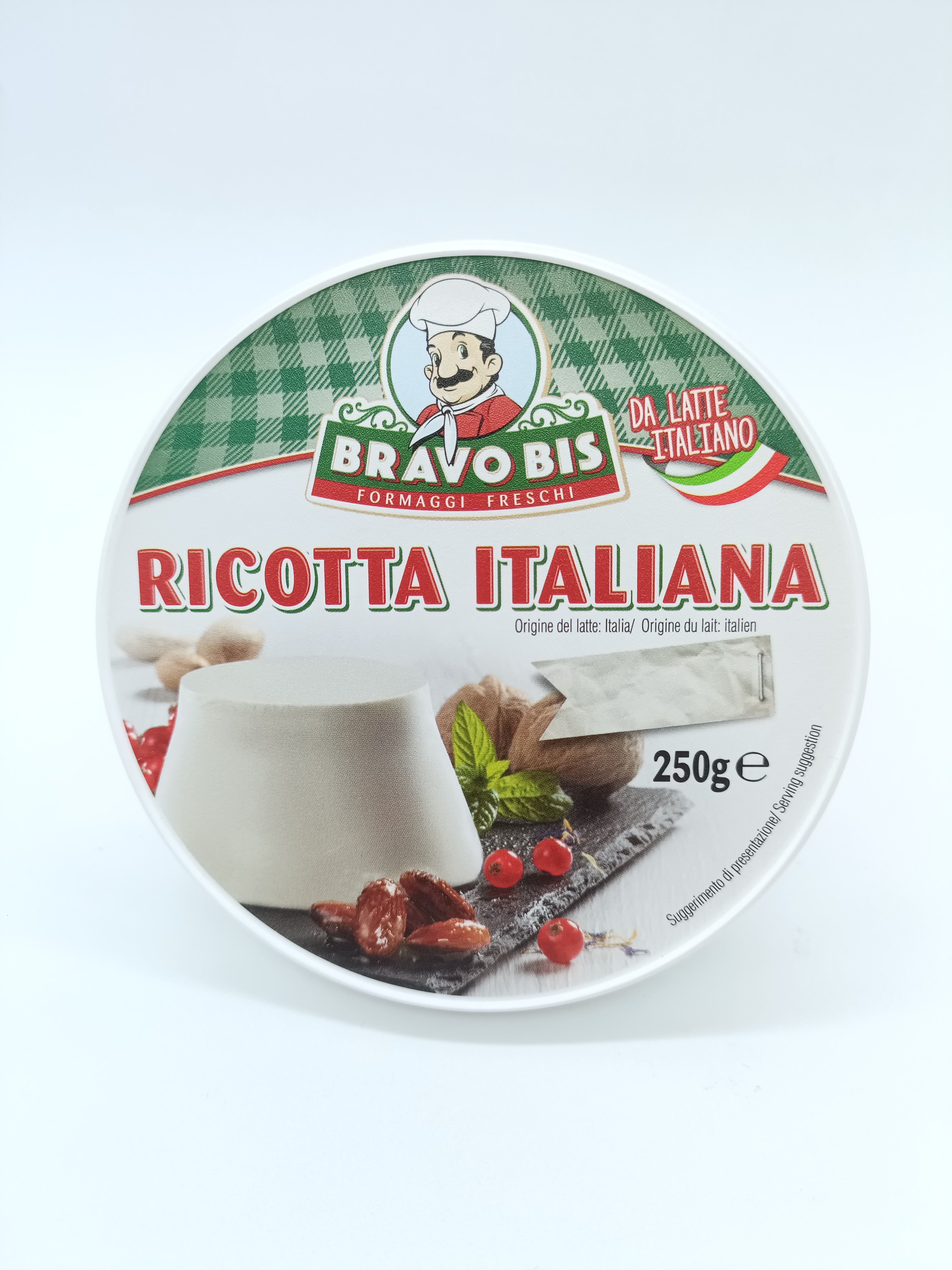 Fromages italiens Ricotta fraîche
250 gr
