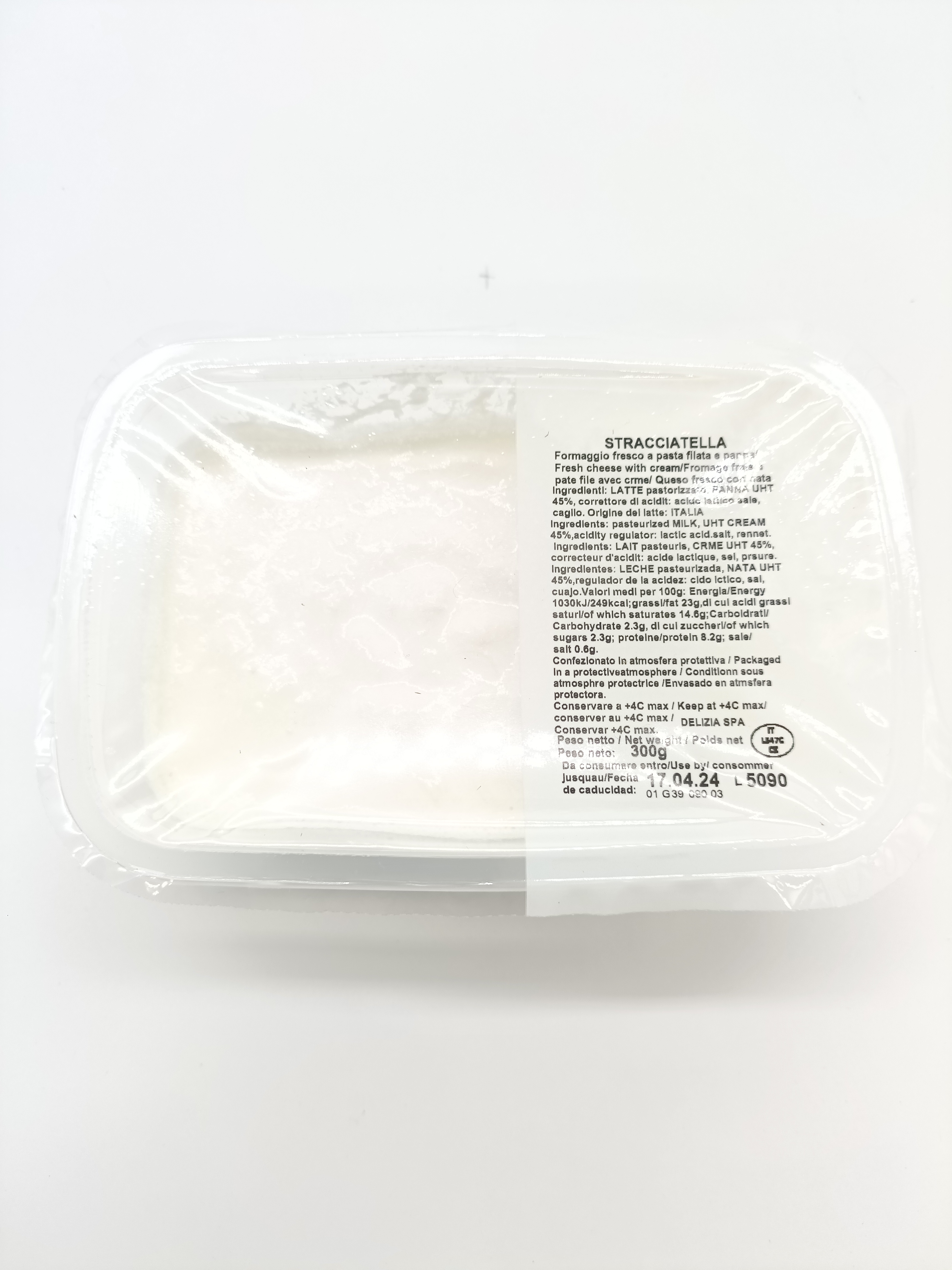 Fromages italiens Stracciatella
300 gr