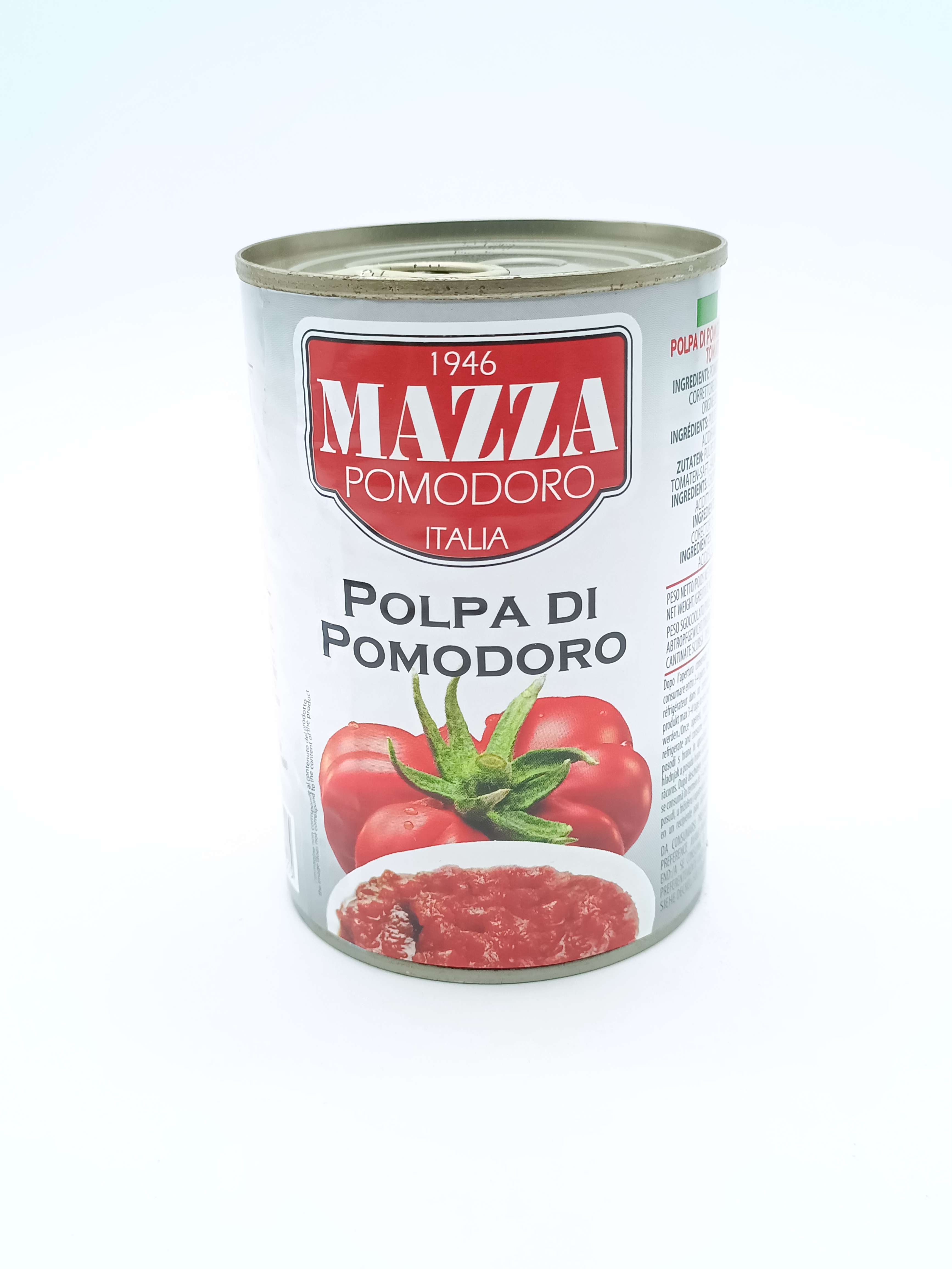 Tomates Tomates polpa (Dés) Mazza
400 gr