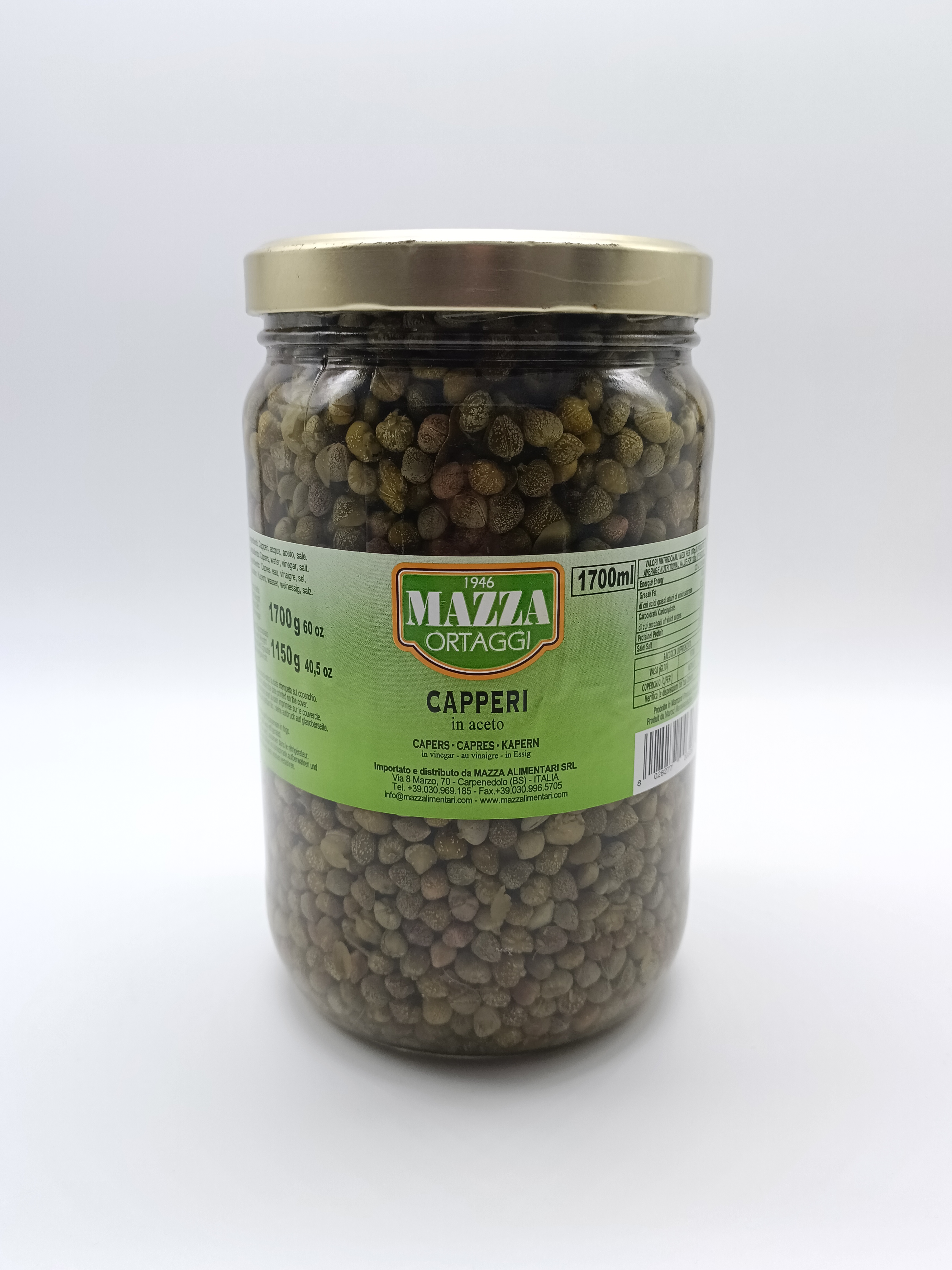Condiments Câpres au vinaigre Mazza