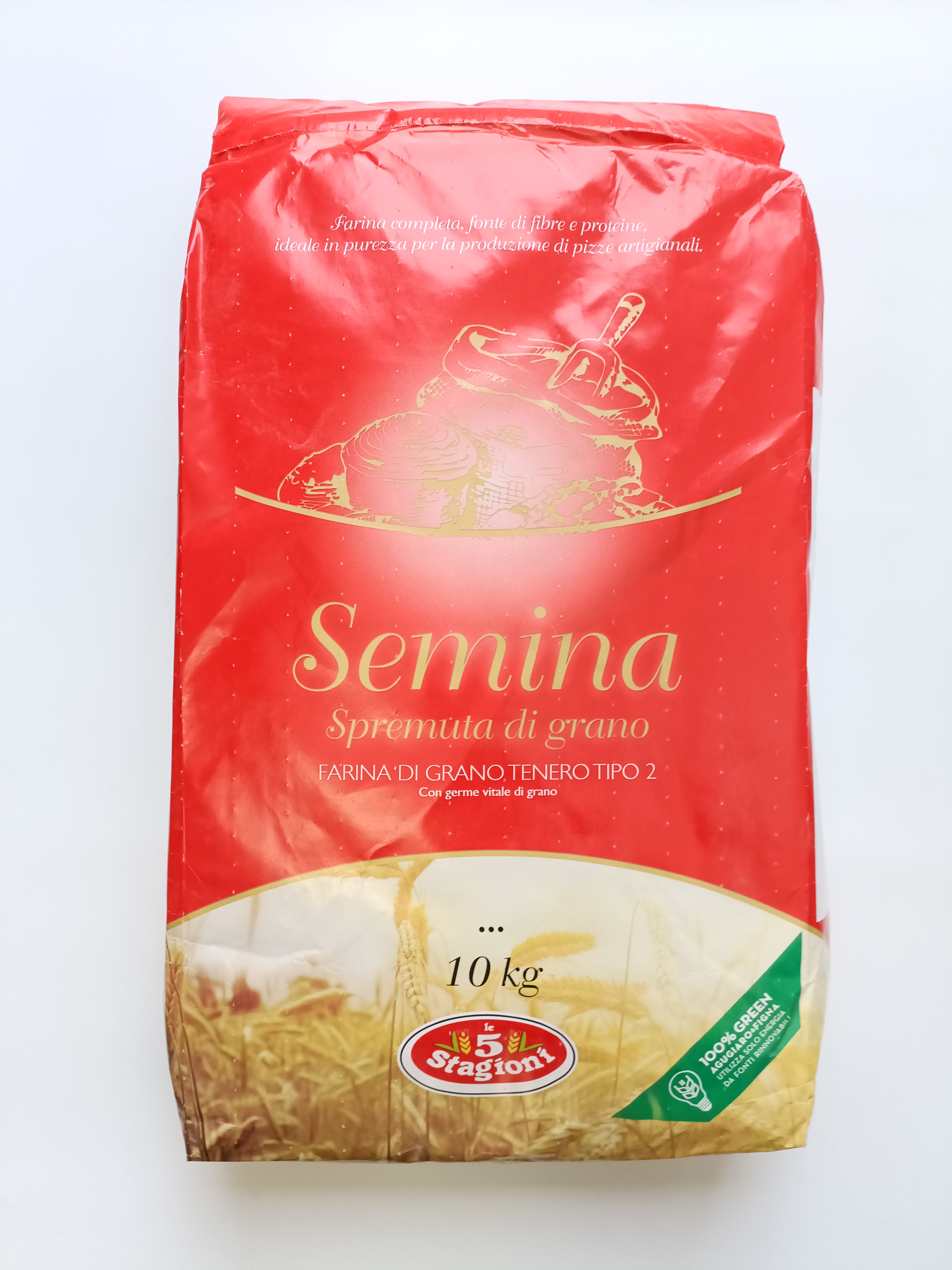 Farines et Semoules Semina type 2 spéciale pizza 5 Stagioni
