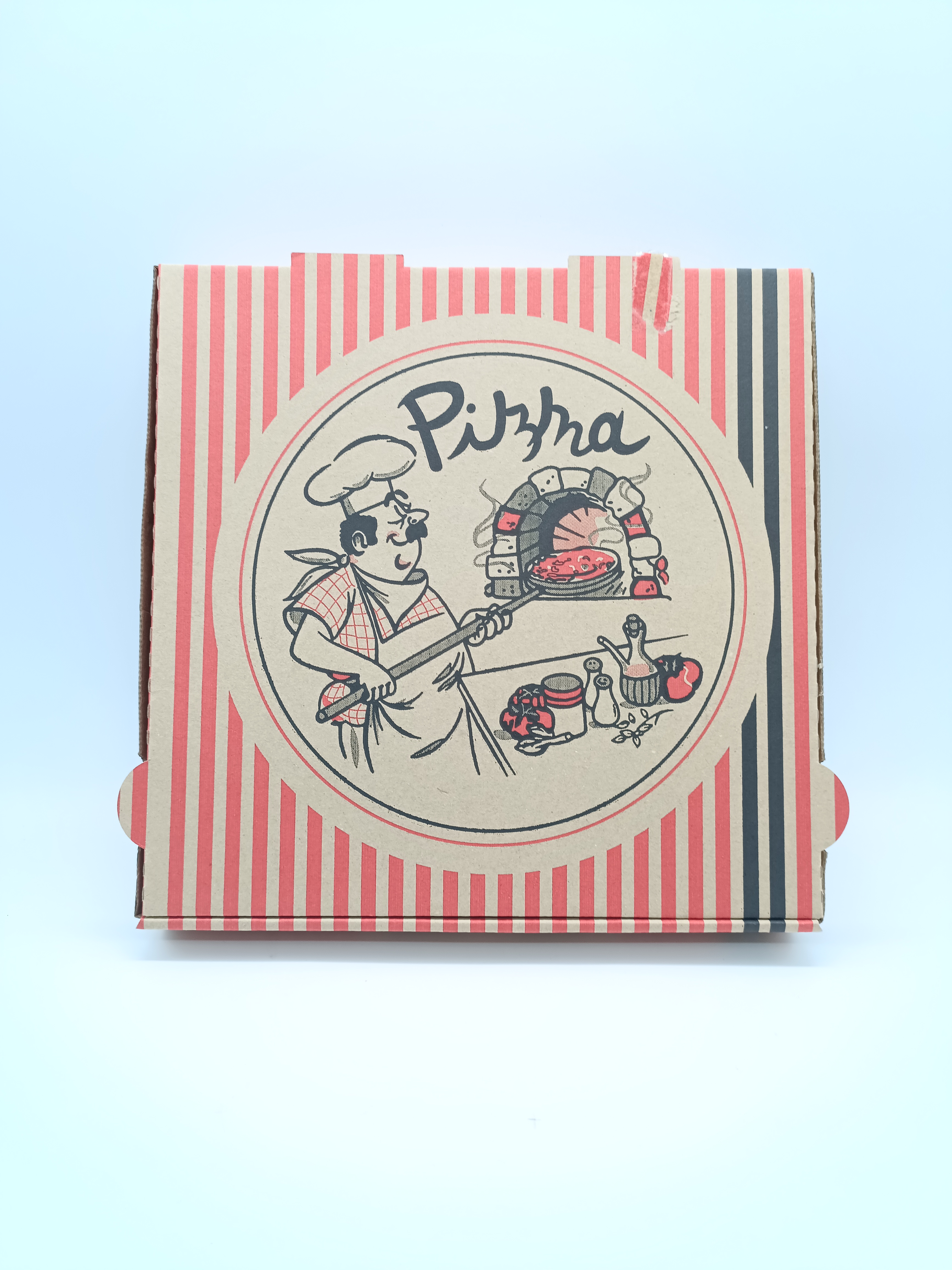 Boîtes et récipients  Boîte à pizza 26X26X4 Milan Kraft 